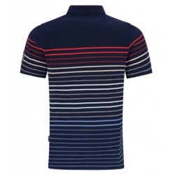 Polo Hajo Stay fresh Rayé Bleu - 2