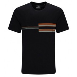 Tee-Shirt Hajo Col Rond Noir - 1
